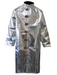 Silver Chicago Protective Apparel 603-ARH Aluminized 19 oz Rayon Heavy Style A 50” Coat