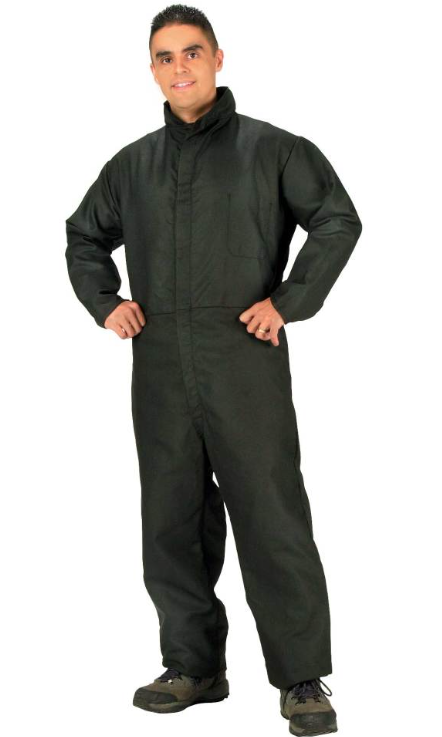 Chicago Protective Apparel 605-CX11 Coveralls 11 oz Black CarbonX Style B
