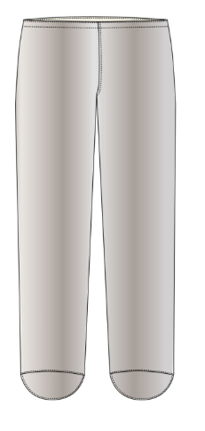 SILVER GRAY Chicago Protective Apparel HL777-ACK Attached Hip Leggings 19 oz Aluminized Carbon Kevlar