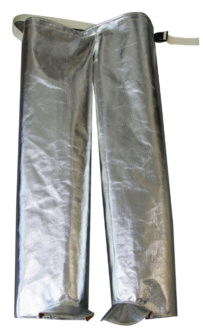 SILVER Chicago Protective Apparel HL777-AKV Attached Hip Leggings 19 oz Aluminized Para Aramid