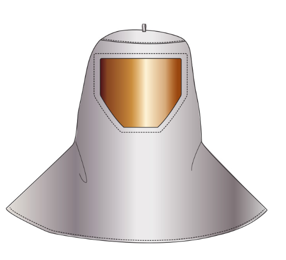 Chicago Protective Mechanix Wear Wide View Hood WV-647-ACK Aluminized 10 oz. Carbon Kevlar 