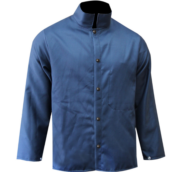 Blue Chicago Protective Apparel 600-FR9B Jacket 30 Inch 8.5 oz Navy Vinex