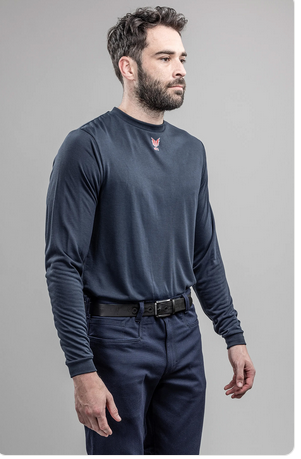 National Safety Apparel DF2-CM-446LS-NB DRIFIRE FR Lightweight Long Sleeve T-Shirt 