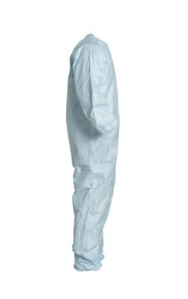 DuPont CC252B Tyvek Micro-Clean® 2-1-2 Coverall Elastic Wrists and Ankles Zipper Closure Blue | No Tax