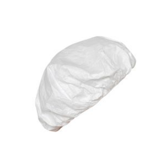 DuPont IC729S Tyvek IsoClean Bouffant Serged Seams Elastic Headband 21.5" Diameter White | No Tax
