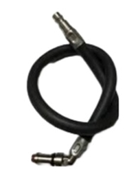 Black Draeger 3350499 LDV (Lung Demand Valve) Hose Assembly on white background