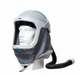 Gray, Black, white Draeger 3710790 X-plore 8000 Helmet with PC Visor L2T2 on white background