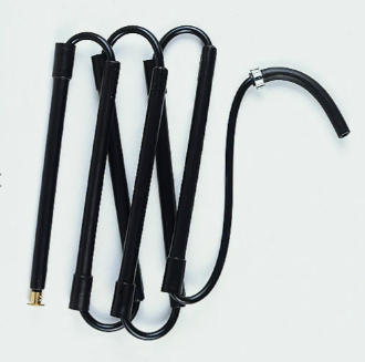 Black Draeger 4510545 Probe Stainless Telescopic 18-78 Inch on white background