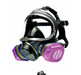 Black Draeger R56655 Full Facepiece Respirator X-Plore 5500 Triplex on white background