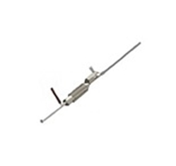 Silver gray Draeger CH00214 Vehicle Exhaust Gas Probe on white background
