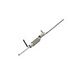 Silver gray Draeger CH00214 Vehicle Exhaust Gas Probe on white background