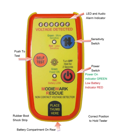 Modiewark Fire And Rescue AC30 Non Contact Electrical tester