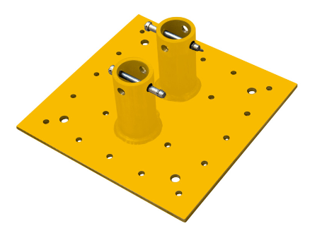 Guardian Fall 15220 Screw Down G-Rail Base