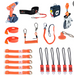 Guardian 99-11-0127 various orange and black tethering kit pieces