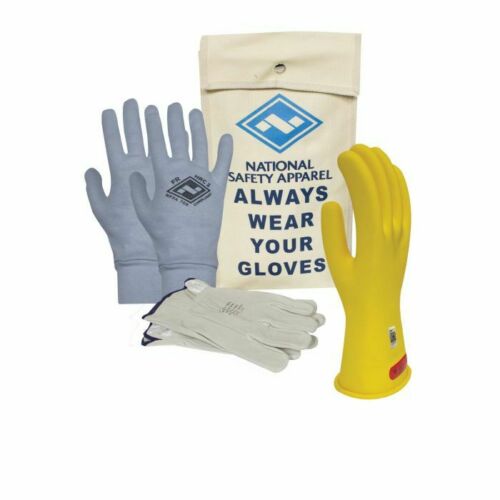 National Safety Apparel KITGC0Y 14 Class 0 Voltage 14" Glove Kit 
