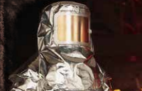 SILVER Lakeland 710-2LG Aluminized glass hood with GOLD lens