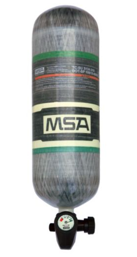 MSA 10033352-SP SCBA 30 Minute 2216 PSI Cylinder with Valve Assembly Empty