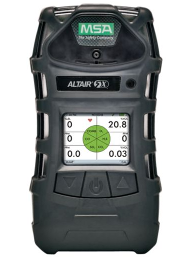 MSA 10116924 ALTAIR 5X Detector Mono (LEL,O2,CO,H2S), (UL), Charcoal