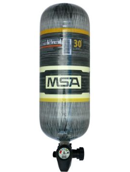 silver and multi color MSA 10156422-SP G1 SCBA Cylinder 30 Minute