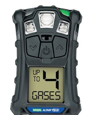 black MSA 10178572 ALTAIR 4XR Multigas Detector, (LEL, O2, H2S-LC & CO)