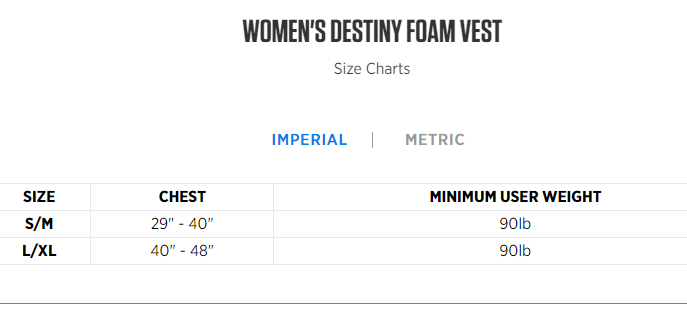 Mustang Survival MV7050 Women's Destiny Foam Vest