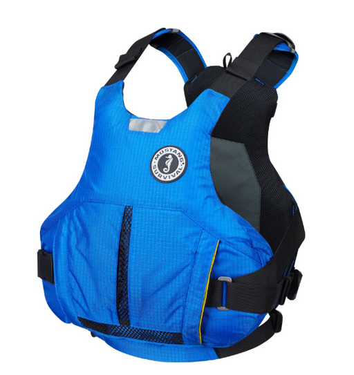 blue and black Mustang Survival MV7061 Cascade Foam Vest