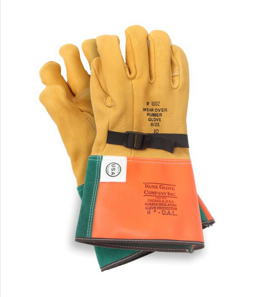 Kunz 1002-3  Enespro High Voltage 12” Leather Protectors 