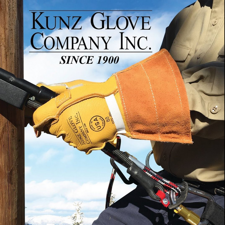 Kunz 1002-5 Enespro High Voltage 14” Leather Protectors 