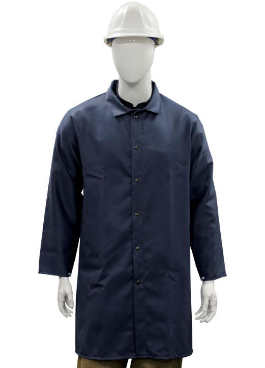 Chicago Protective Apparel 601-FR9B Navy Vinex 8.5 oz Jacket