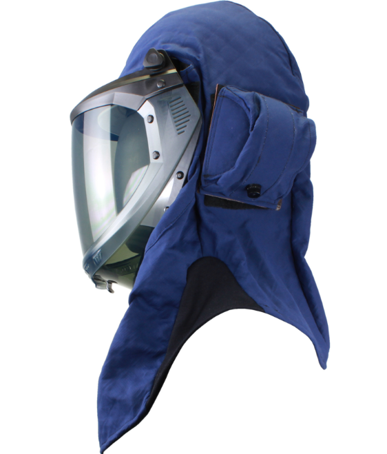 National Safety Apparel ARC40H1 Enespro AGP 40 cal Arc Flash Lift Front Hood Dual Fans