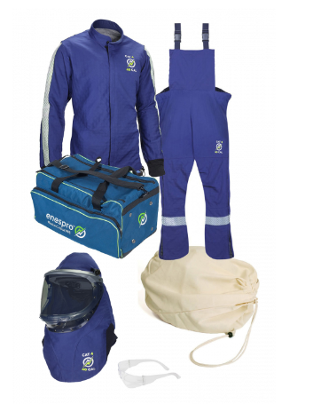 Blue, off white National Safety Apparel Enespro ARC40KITNG-GB Arc Flash 40 cal Premium Kit