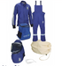 Blue and white NSA Enespro ARC40KITNG 40cal Arcguard Arc Flash Kit on white background