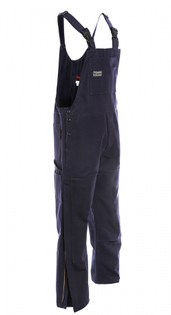 Navy color National Safety Apparel Enespro BIB6DNV 16cal Deluxe Bib Overall 13oz NFPA