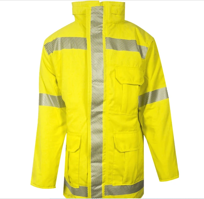 National Safety Apparel C18TZMQC3 Drifire FR Hi Vis Lined Parka CAT 2