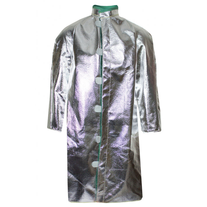 National Safety Apparel Enespro C22QQ 50" Carbon Armours Silvers QQ Aluminized Coat | Free Shipping and No Sales Tax