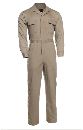 National Safety Apparel COV-2K DRIFIRE® FR Essentials Khaki Coverall 