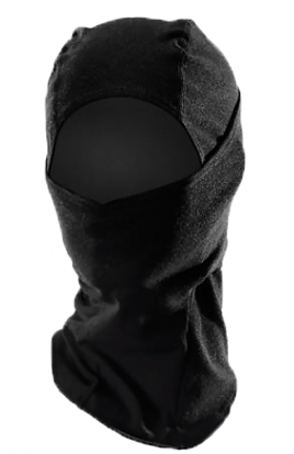 Black National Safety Apparel Enespro DF2-762HB-BK Black Drifire Prime Hot Weather Balaclava  on white background