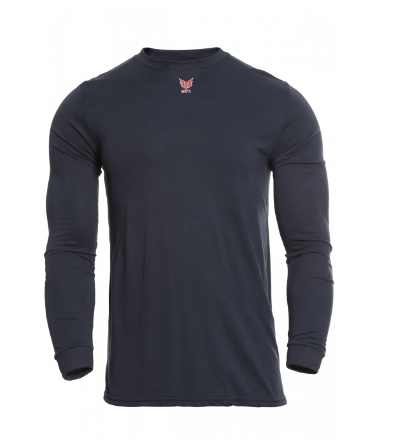 Navy blue National Safety Apparel Drifire DF2-CM-446LS FR Lightweight Long Sleeve T-Shirt