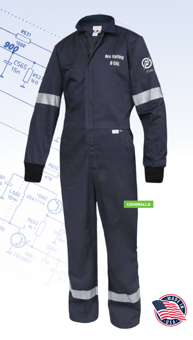 National Safety Apparel EN08CVWUNB01 Enespro 8 Cal UltraSoft Coverall 