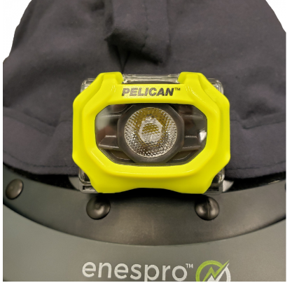 Yellow Pelican National Safety Apparel ENHEADLAMP Enespro LED Headlamp For Hoods 