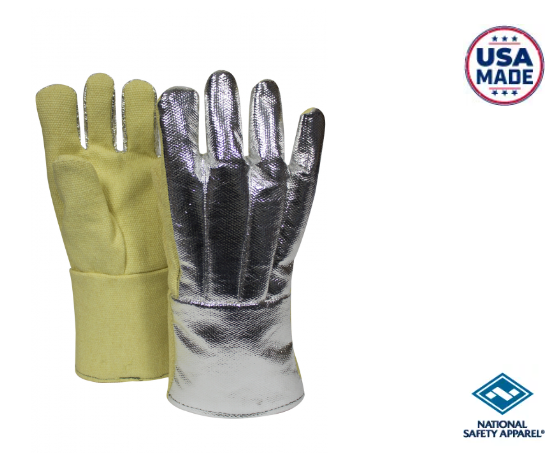 National Safety Apparel G51TCVB11614 Thermobest Aluminized High Heat Glove | No Sales Tax
