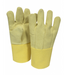 Yellow gold National Safety Apparel G64TCVBGC14 Thermobest 14” High Heat Wing Thumb Glove on white background