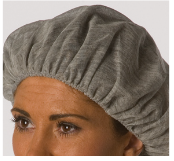 Gray National Safety Apparel H01NYHN Dupont Nomex Knit FR Full Coverage Hair Net