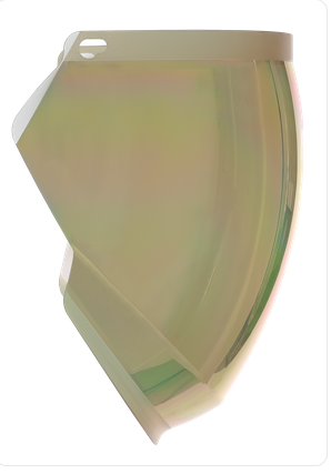 NSA  IZFSGOXTR NSA Gold XTR Extreme Heat Replacement Faceshield 