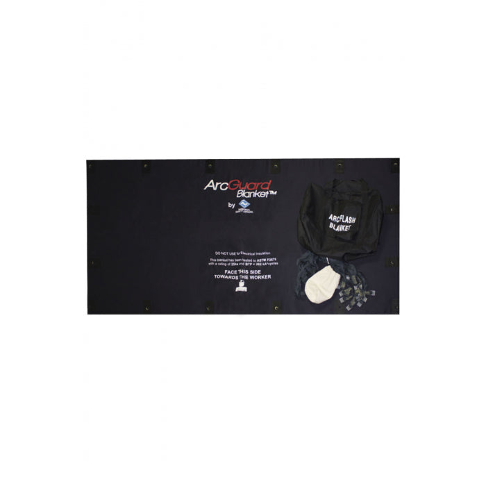 Black Enespro/National Safety Apparel K25LB4F8F | 25 KA Arcguard Suppression Blanket on white background