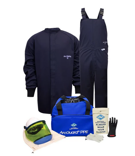 National Safety Apparel KIT2LC11 Enespro ArcGuard 12 cal Long Coat Kit 