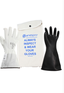National Safety Apparel KITGC0B 14 Enespro Class 0 Glove 14" Glove Kit 