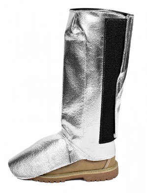 Silver National Safety Apparel L05NLNLVCX Carbon Armour Silvers 19 oz Aluminized Leggings