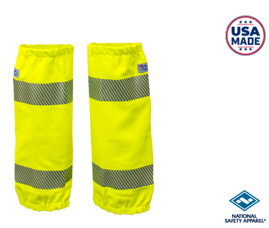 National Safety Apparel L05TVCE Hi-Vis FR Leg Gaiters Class E