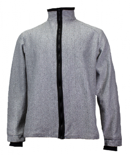 Gray and black National Safety Apparel National Safety Apparel NXPK5 Cutguard K5 Full Zip Jacket